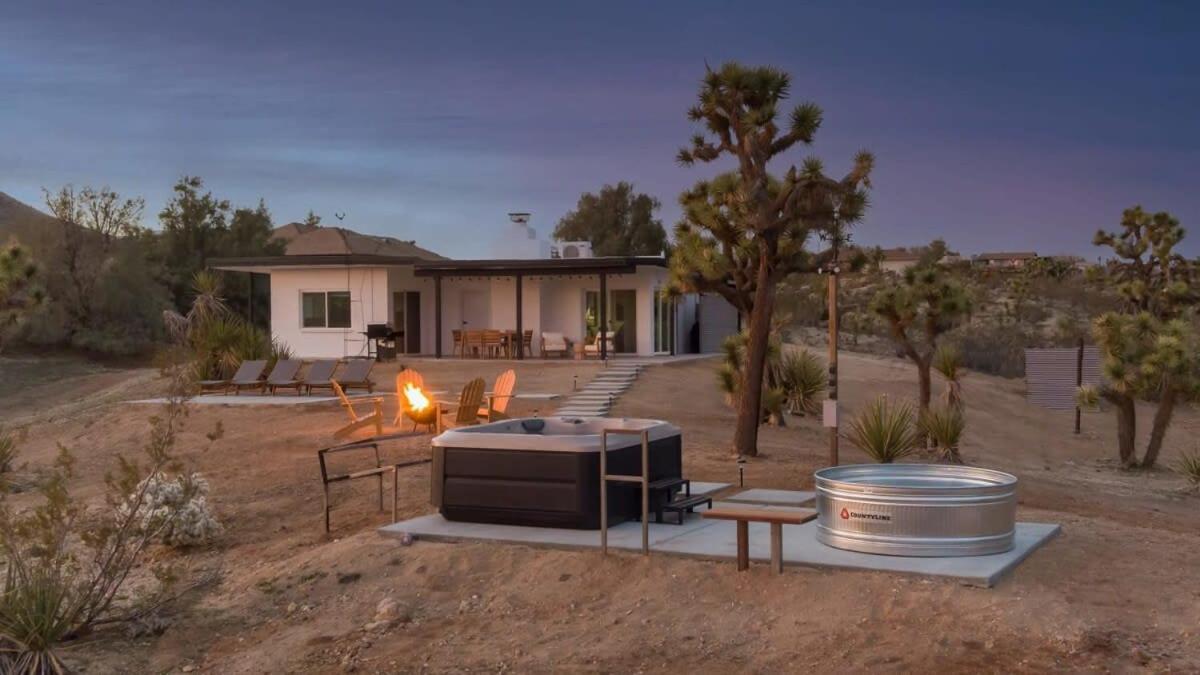 Kinetic House-Joshua Trees Sculptures Cowboy Pool Villa Yucca Valley Eksteriør billede